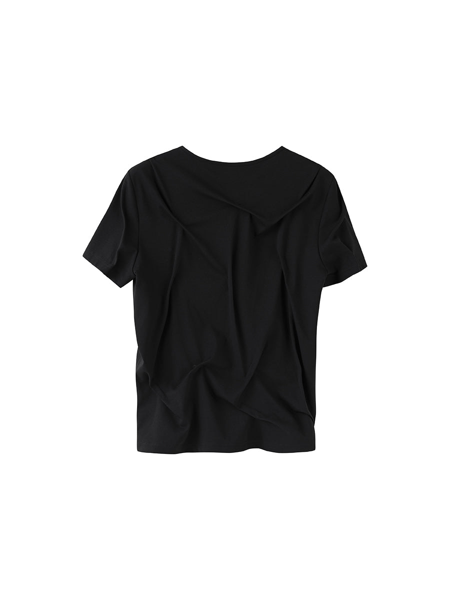 3D Pleated T-shirt