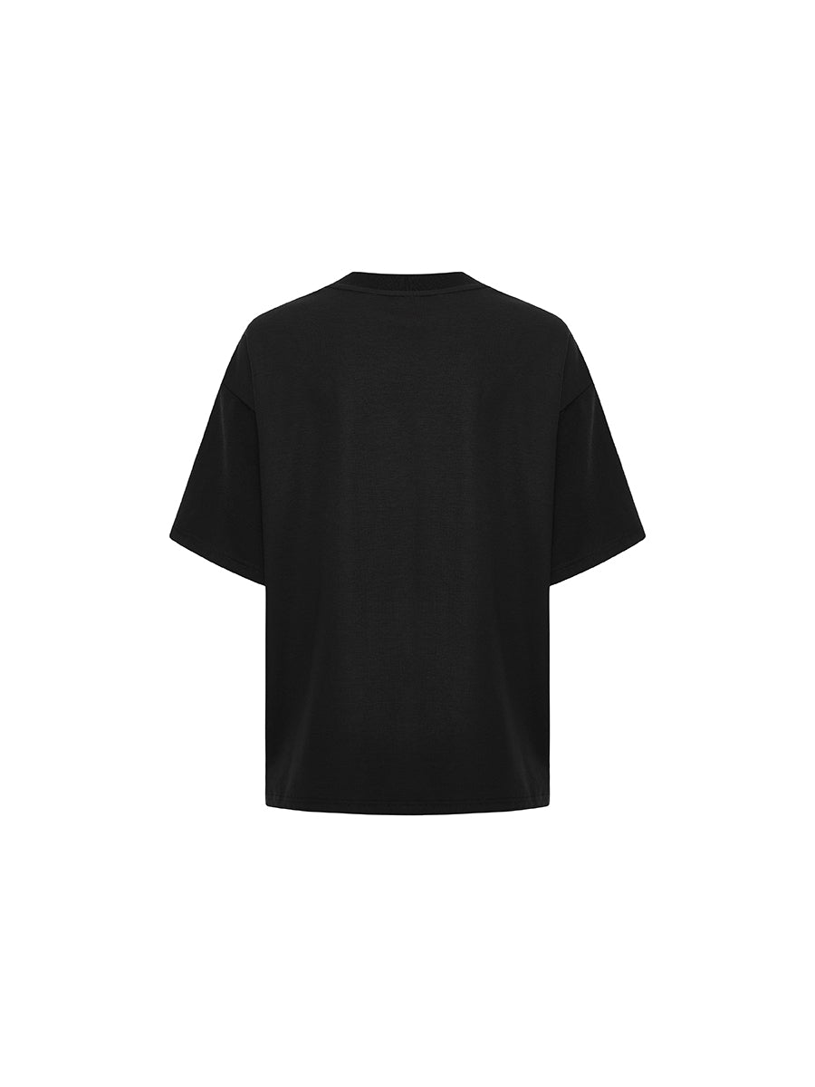 Acetate Spliced T-Shirt