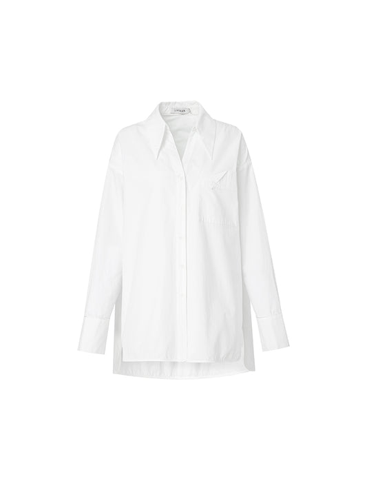 Minimalist Oversized Cotton Shirt