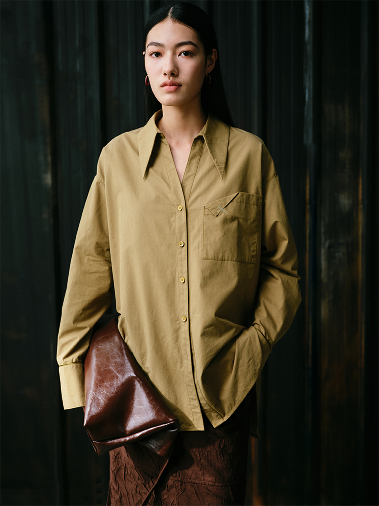 Minimalist Oversized Cotton Shirt