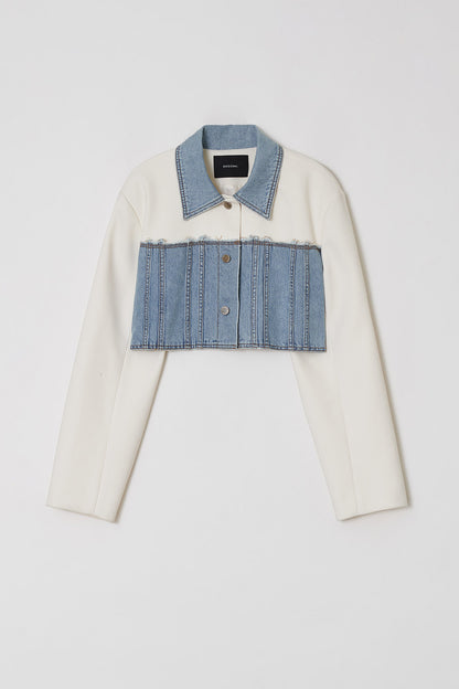 DENIM MIXED JACKET