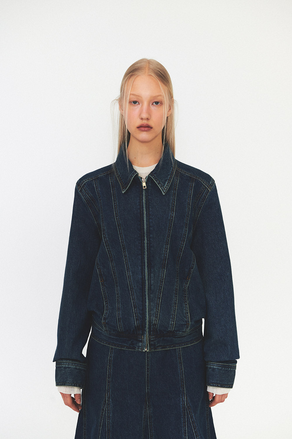 LINE DENIM JACKET