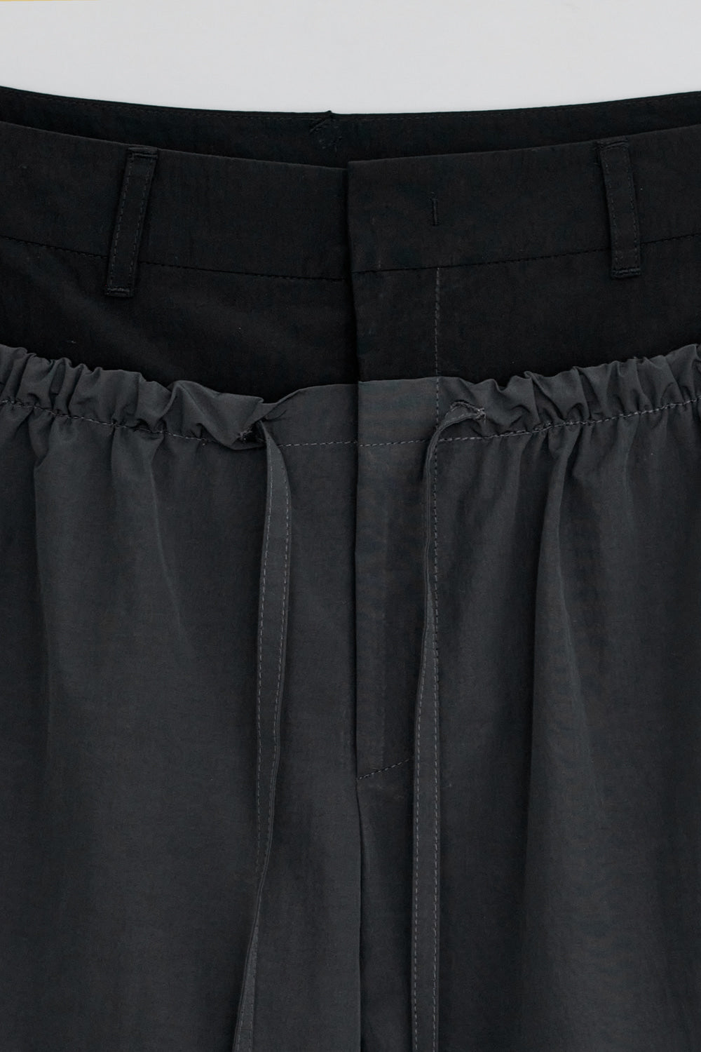 LAYERED STRAP TROUSERS