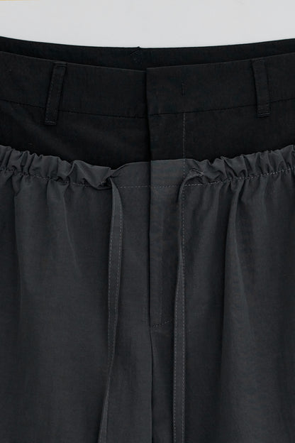 LAYERED STRAP TROUSERS