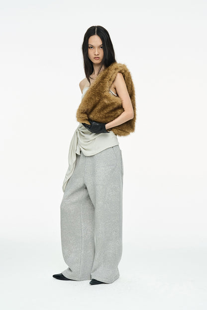 SNOW WIDE PANTS / GRAY