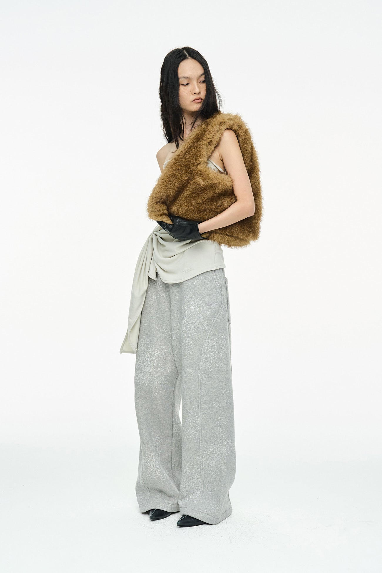 SNOW WIDE PANTS / GRAY