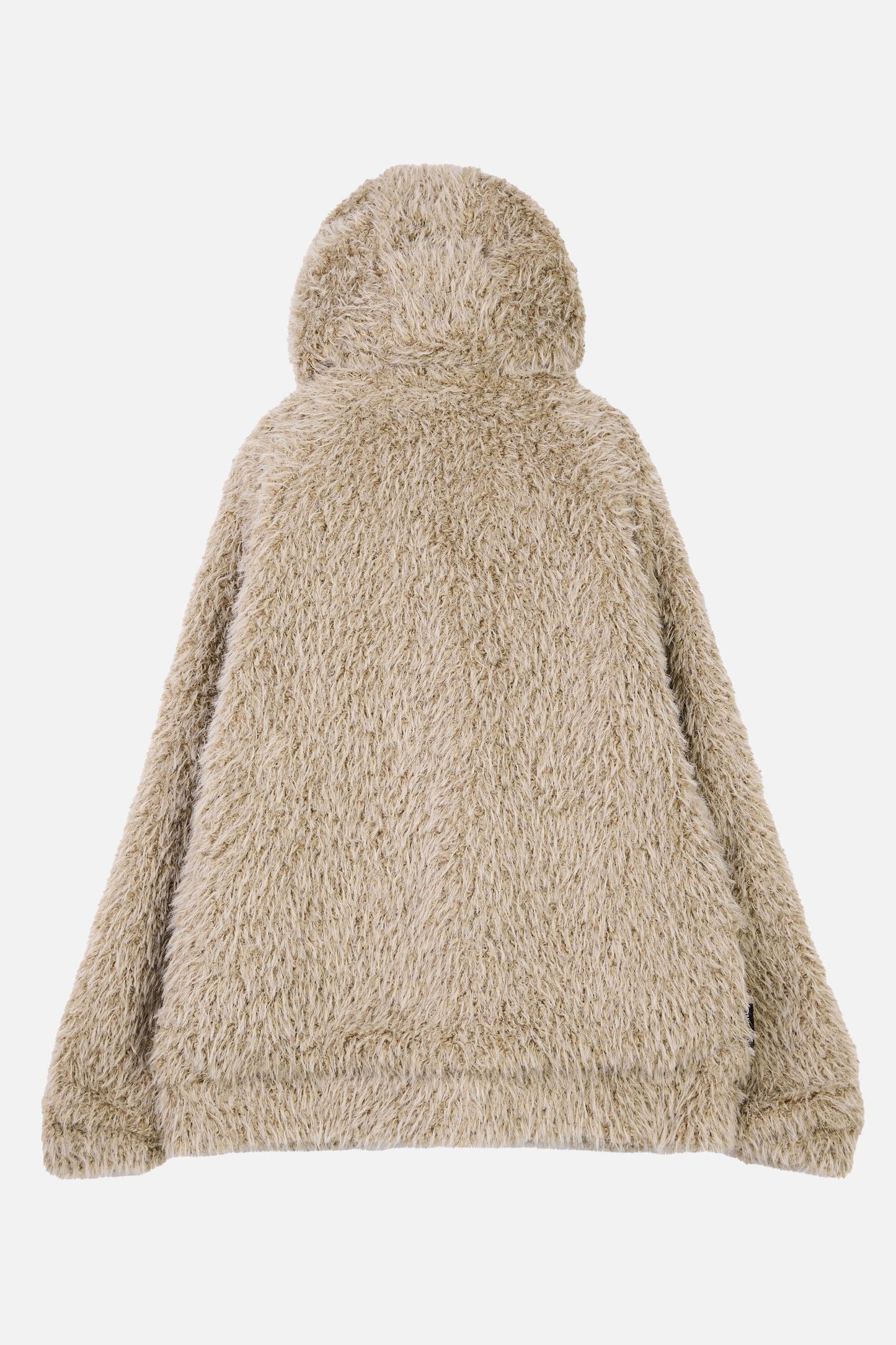 HAIRY BALACLAVA ZIP UP / BEIGE