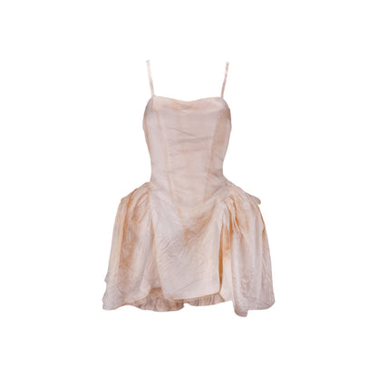 Ximu Ballet Skirt - Washed Dyed Tea