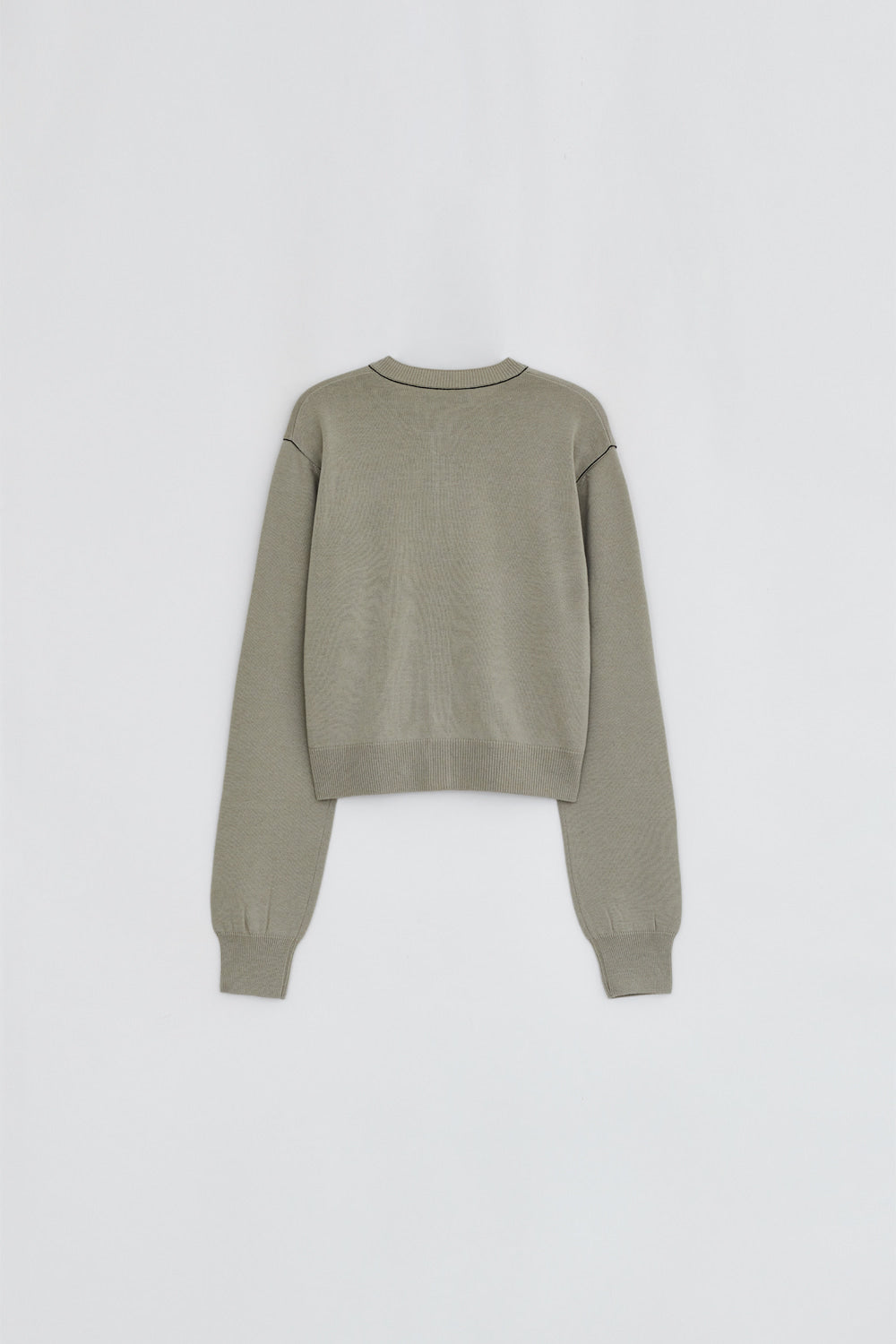 STITCH KNIT CARDIGAN CREAM