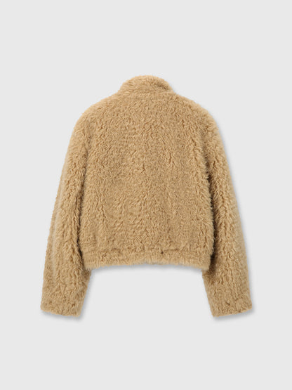 CROPPED FUR BLOUSON
