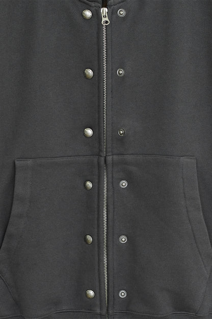 HARDWARE EMBELLISHED HOODIE