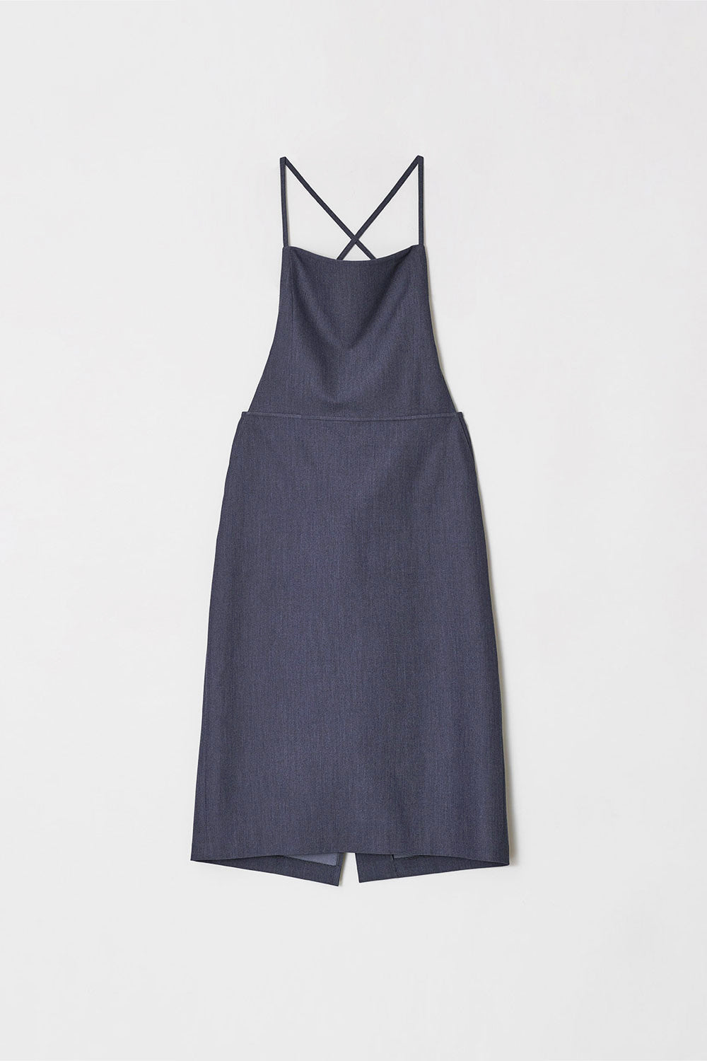 STRAP SLEEVELESS DRESS Blue