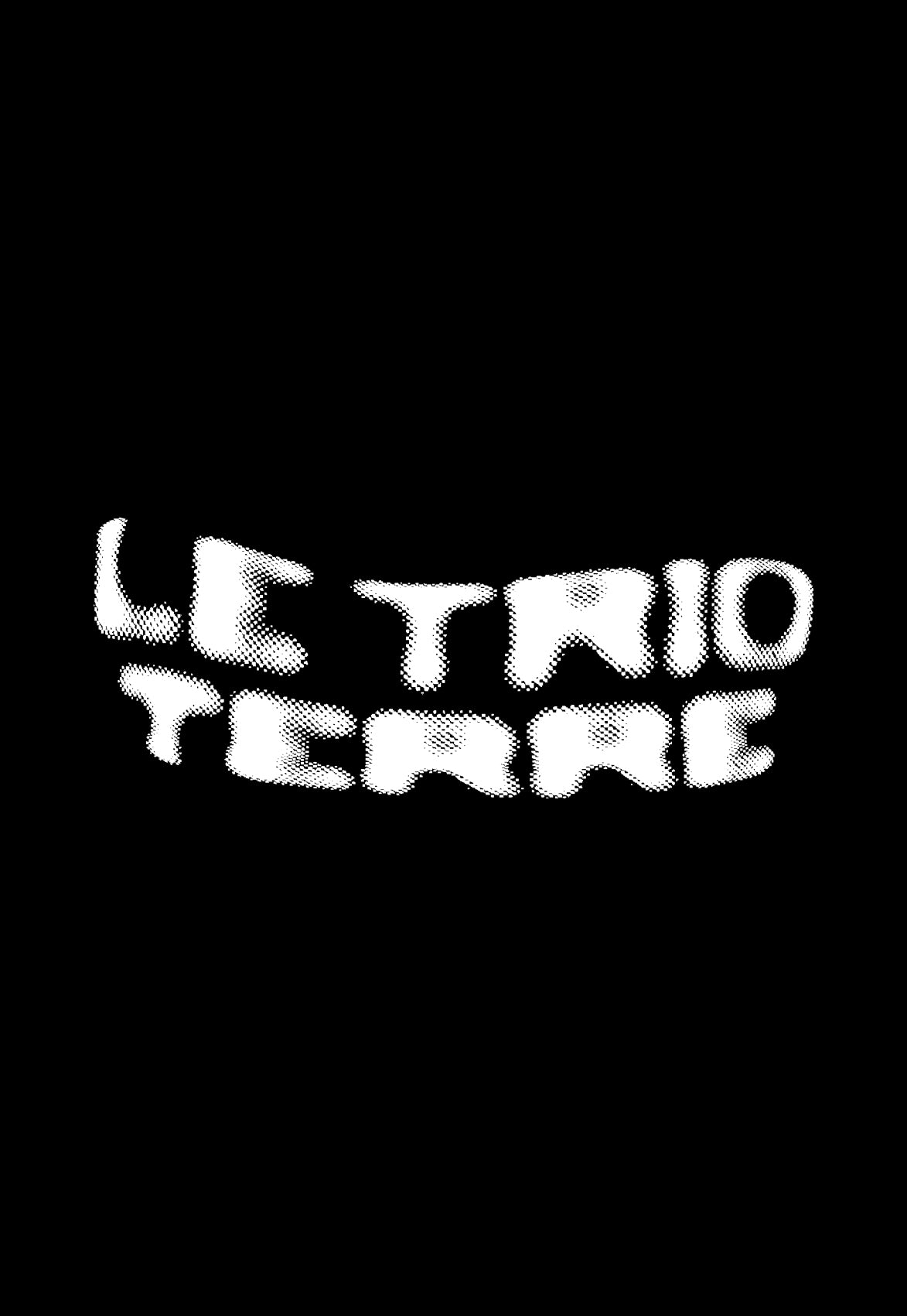 Le Trio Terre Warping Logo T-shirt