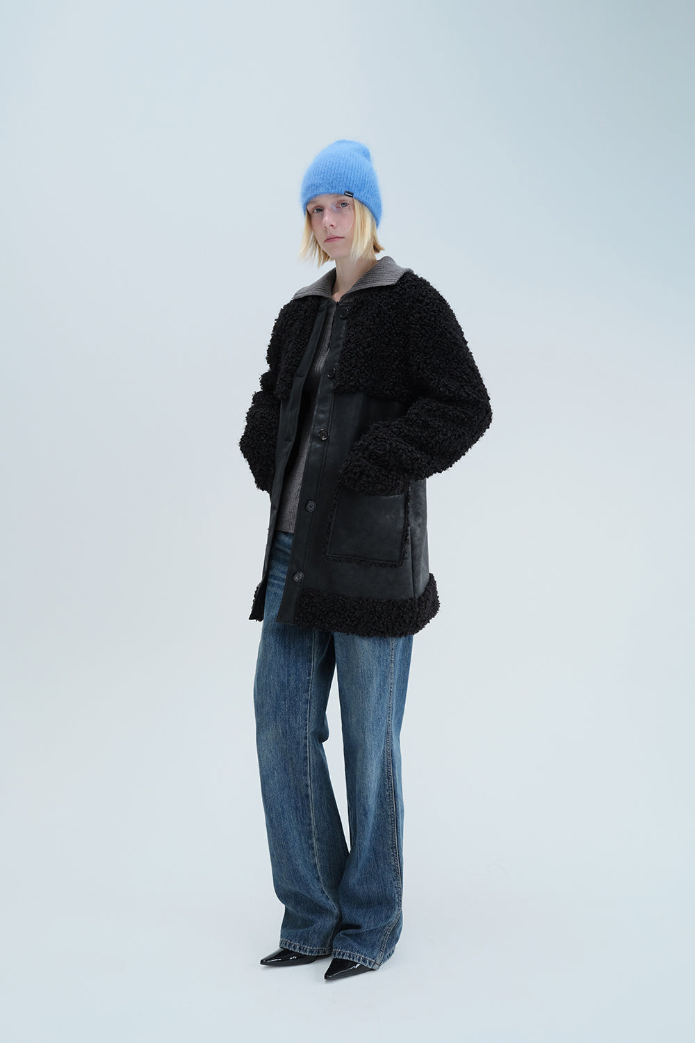 FUR SHEARLING COAT