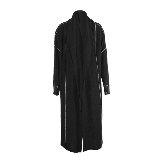 Cross Stitch Wool Knit Cardigan