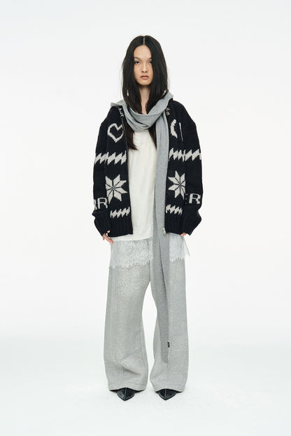 SNOW WIDE PANTS / GRAY