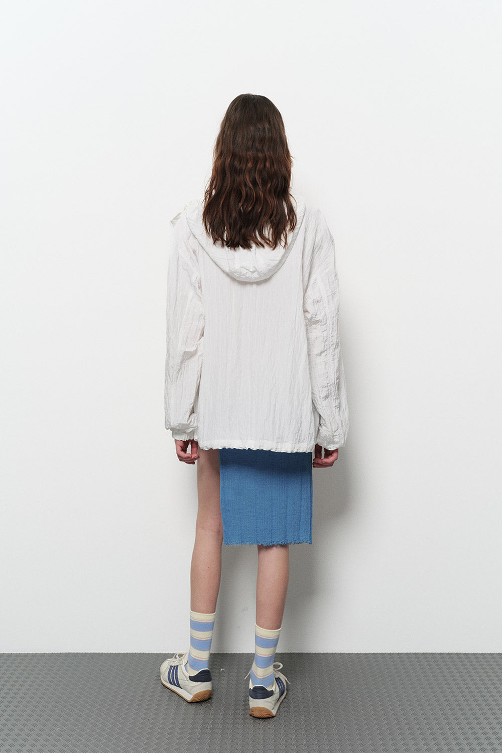 CREASE HOODIE ZIP UP