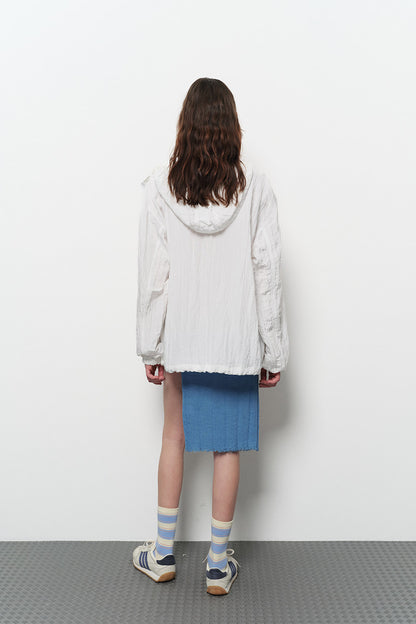 CREASE HOODIE ZIP UP