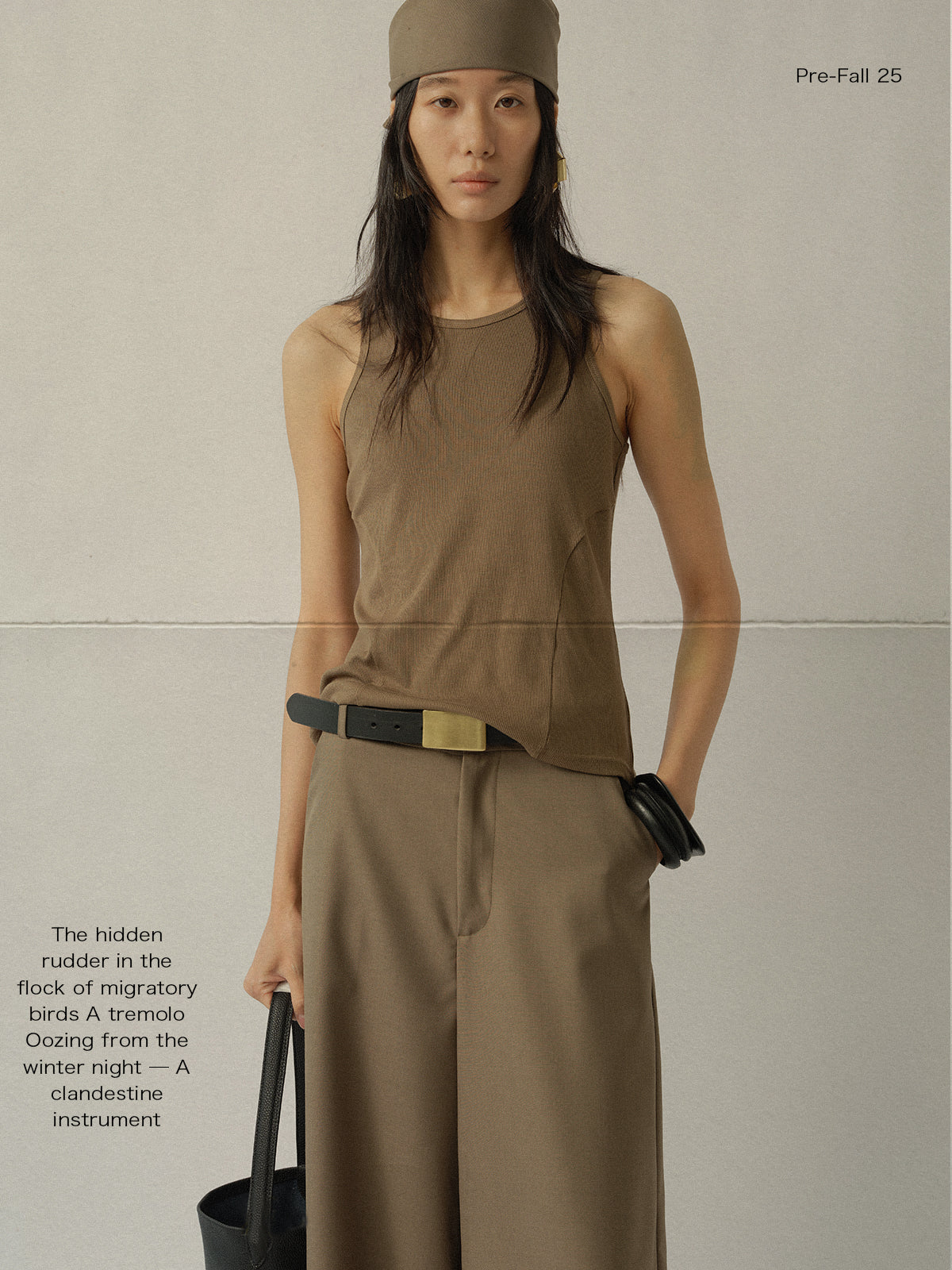 T-shaped tank top Green