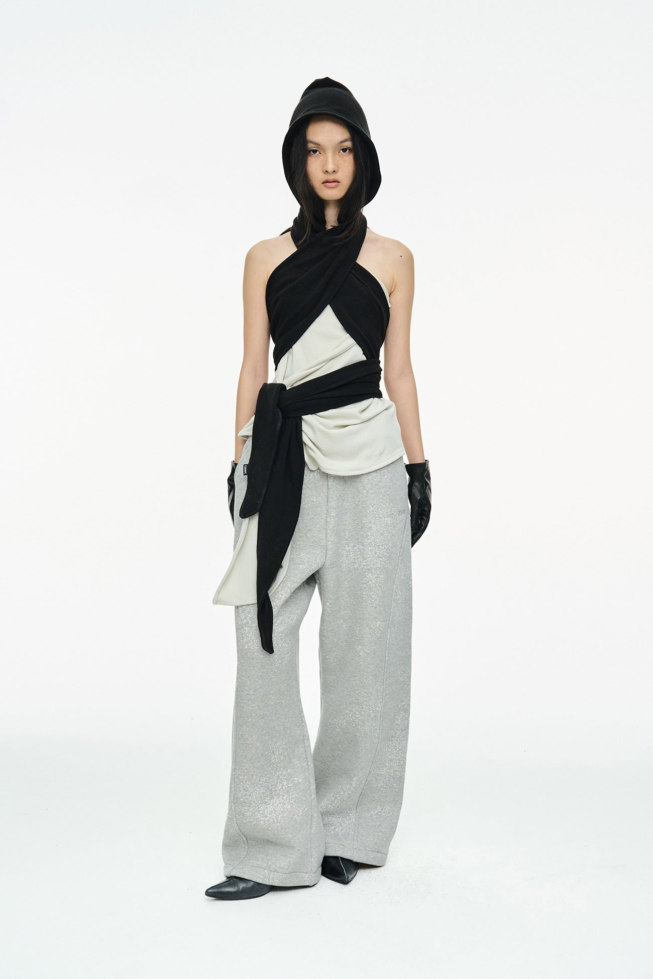 SNOW WIDE PANTS / GRAY