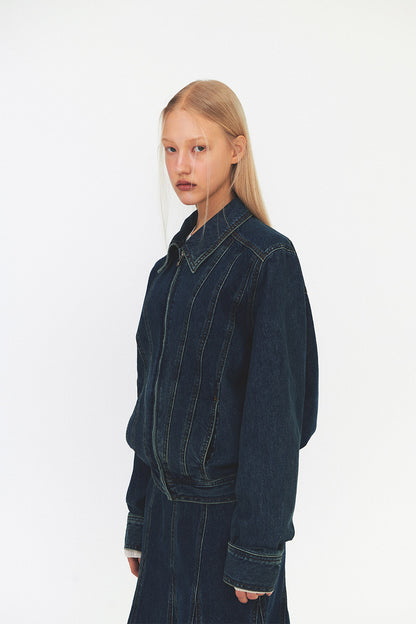 LINE DENIM JACKET