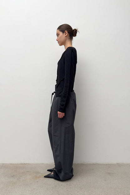 LAYERED STRAP TROUSERS