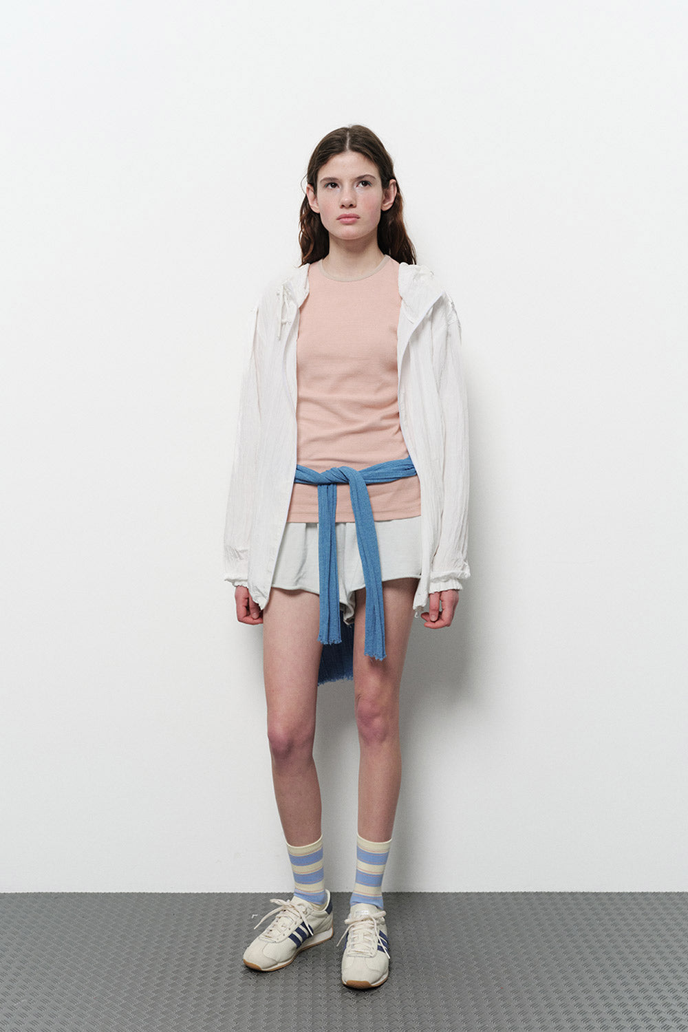 CREASE HOODIE ZIP UP