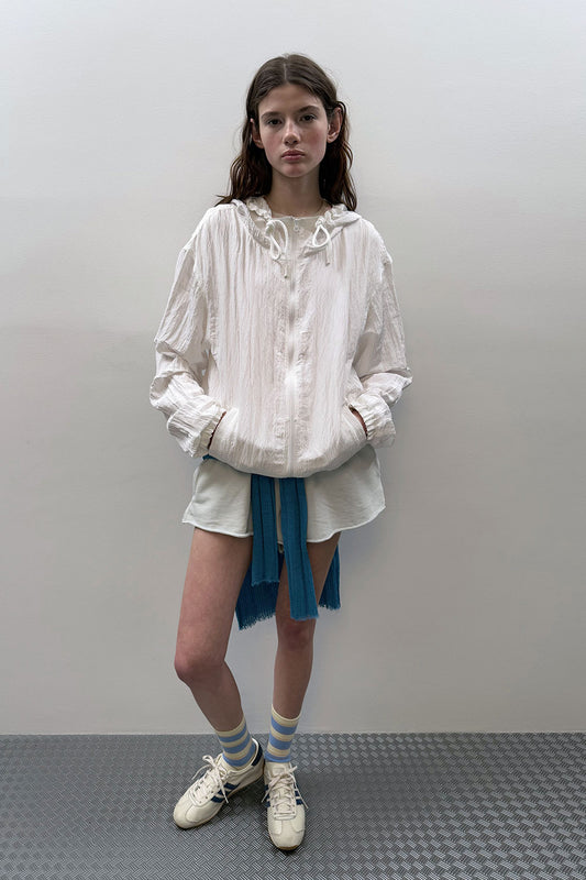 CREASE HOODIE ZIP UP