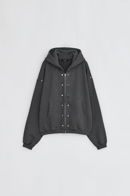 HARDWARE EMBELLISHED HOODIE