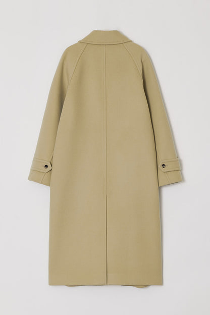 RELAXED BALMACAAN COAT CREAM