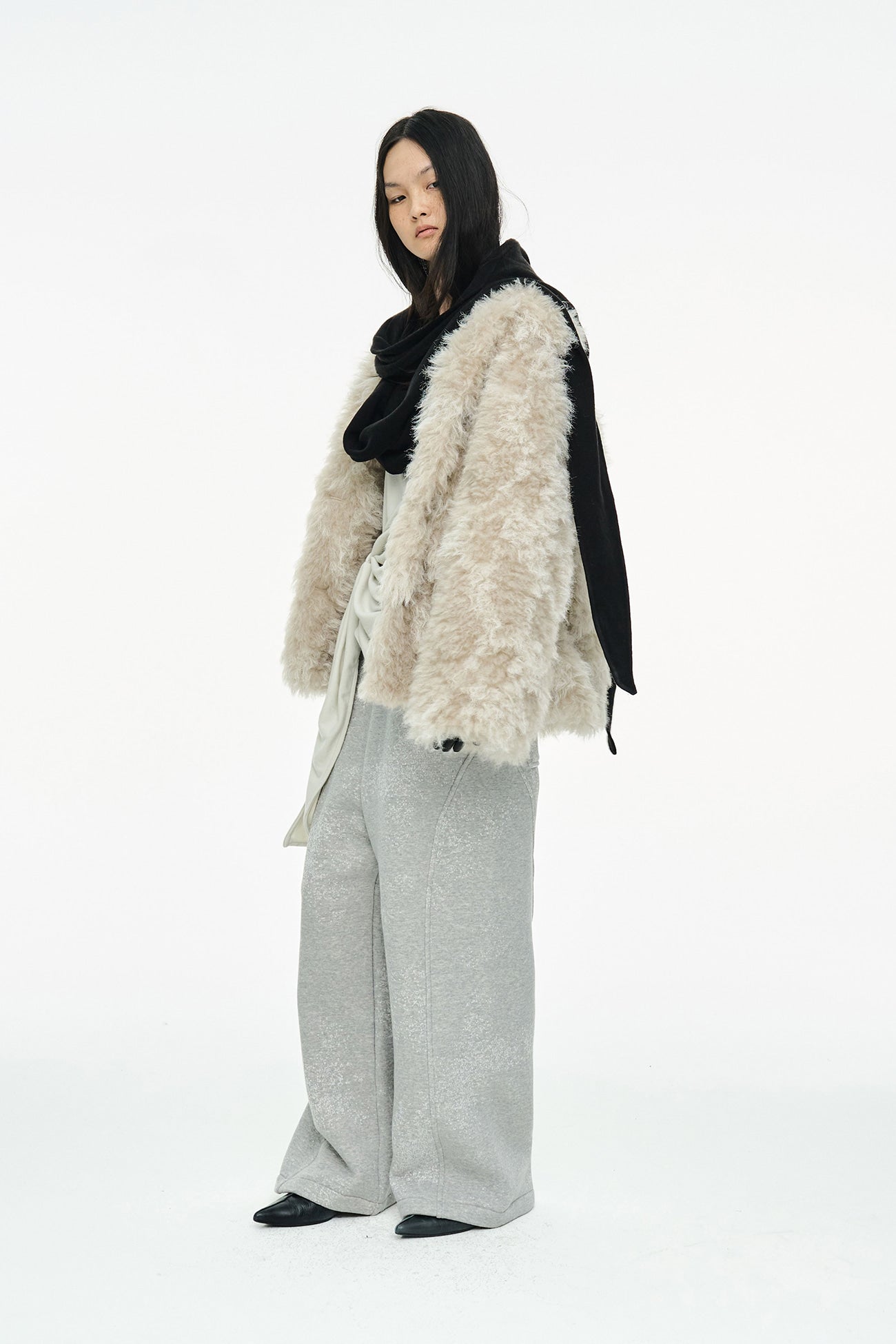 SNOW WIDE PANTS / GRAY