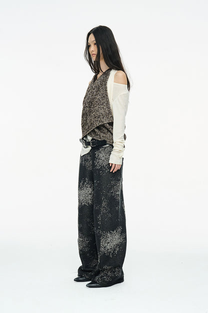 SNOW WIDE PANTS / BLACK