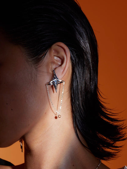 Logo Meteor Earrings