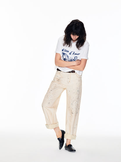 BEIGE DIRTY PANTS
