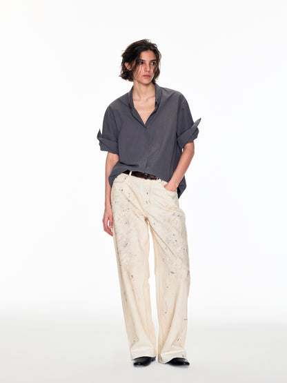 BEIGE DIRTY PANTS
