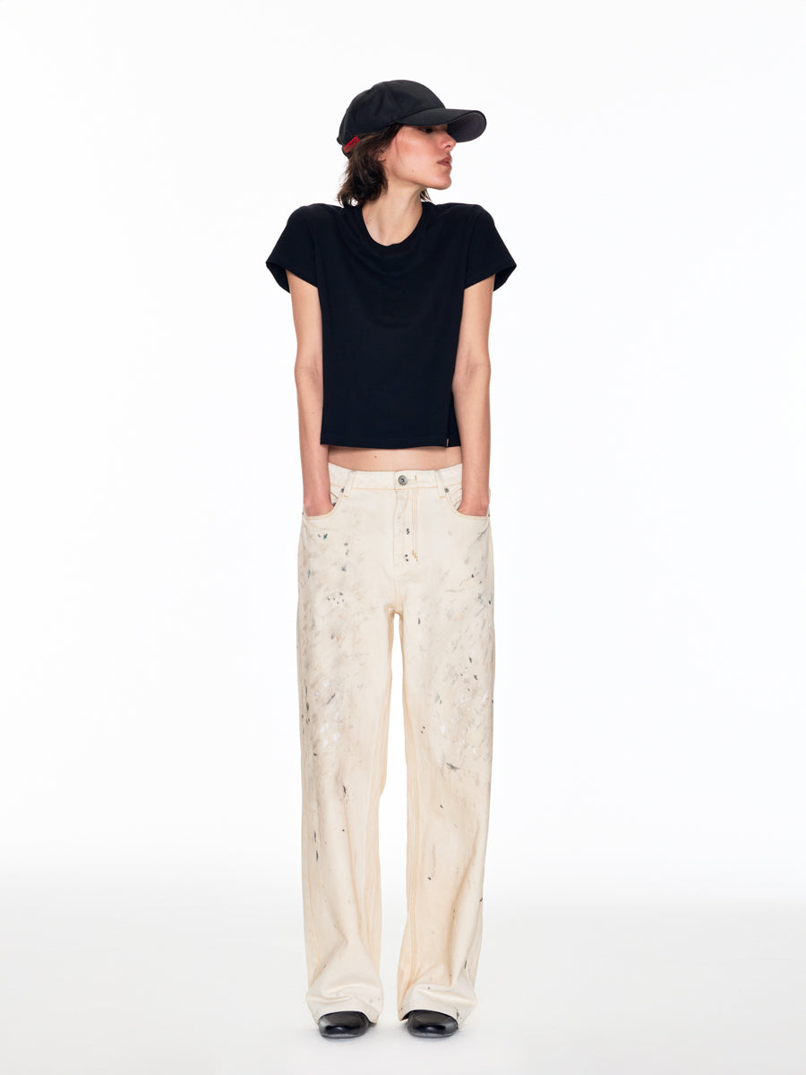 BEIGE DIRTY PANTS