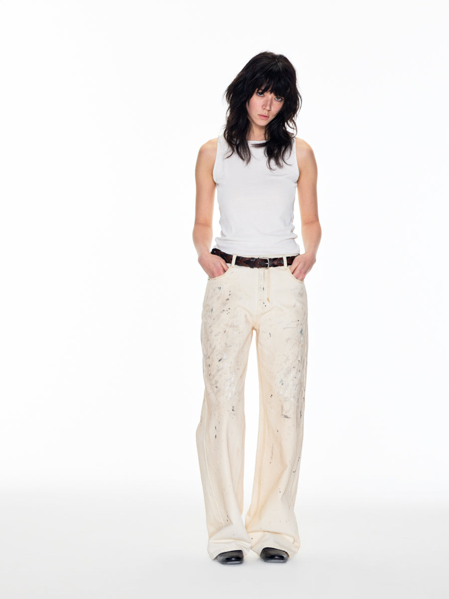 BEIGE DIRTY PANTS