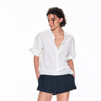 002RELAX CRAFTED ROLL UP SHIRT