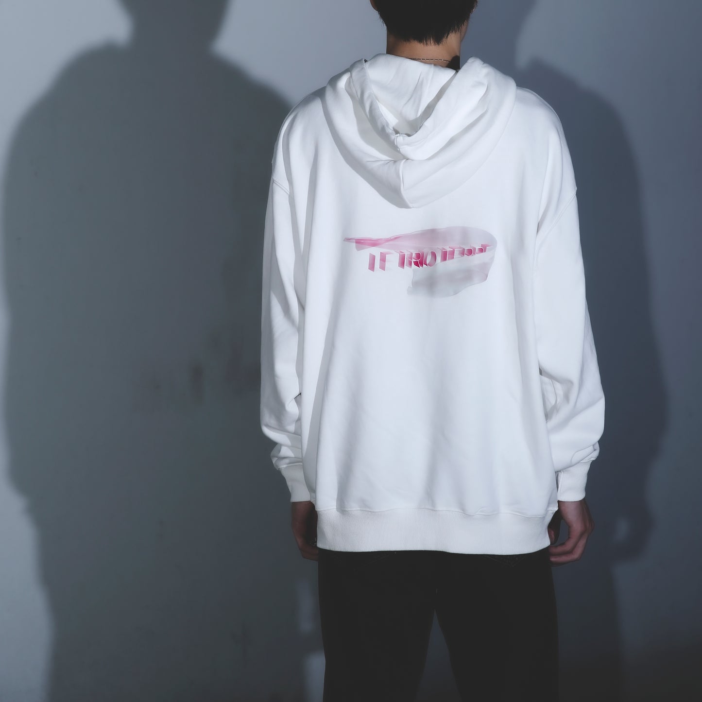 Le Trio Terre Pink Silk Hoodie/T-shirt