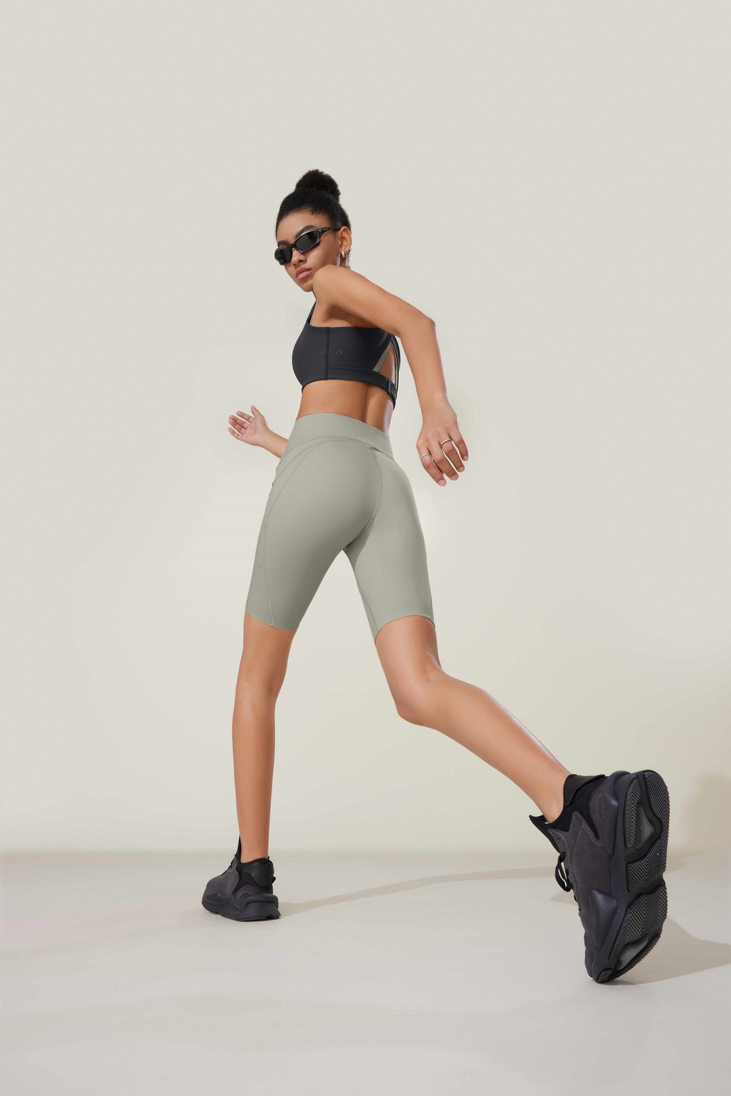 High-Waist Contour Curve Cropped Leggings