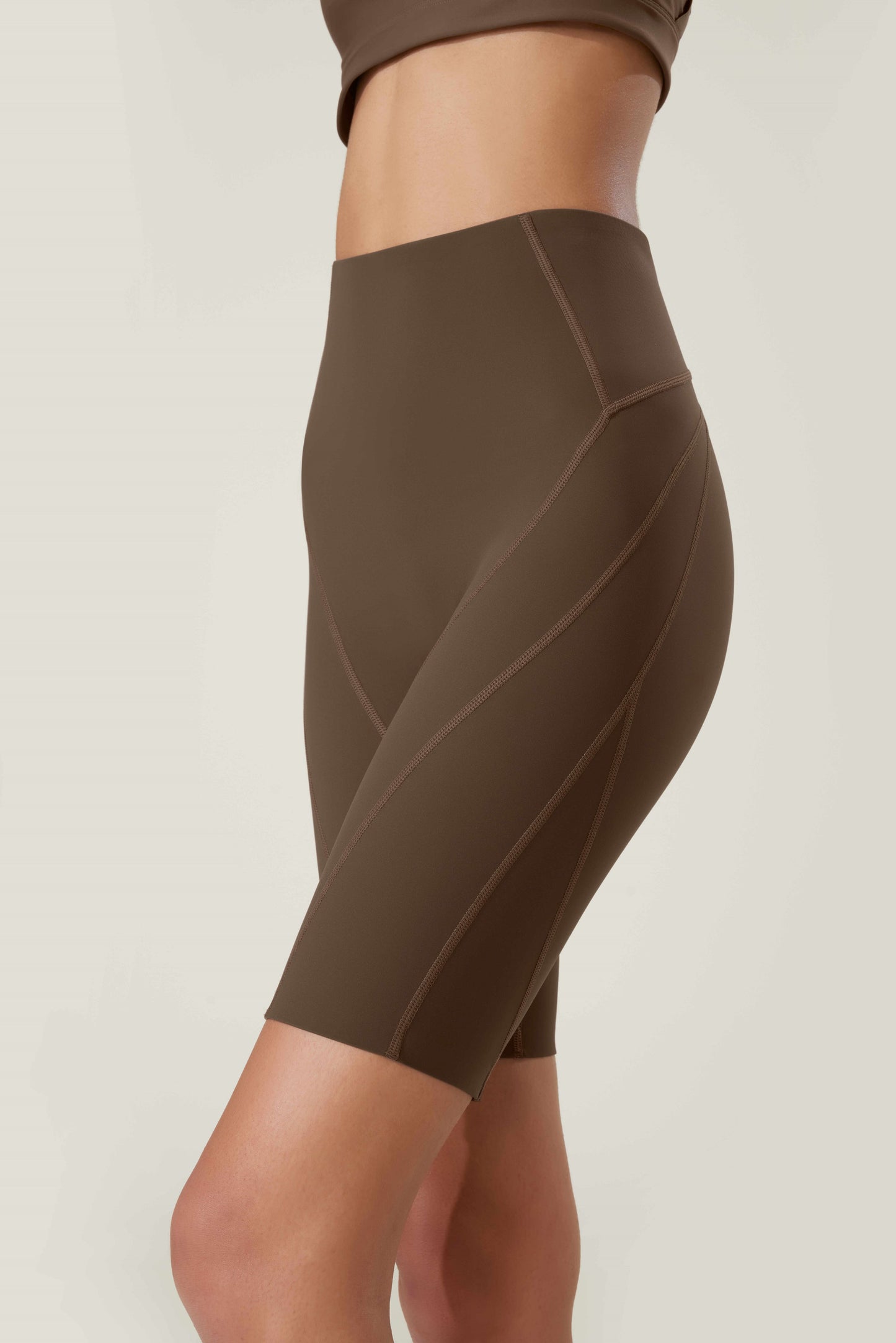 High-Waist Contour Curve Cropped Leggings