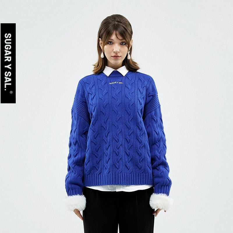Knitted Cable Sweater