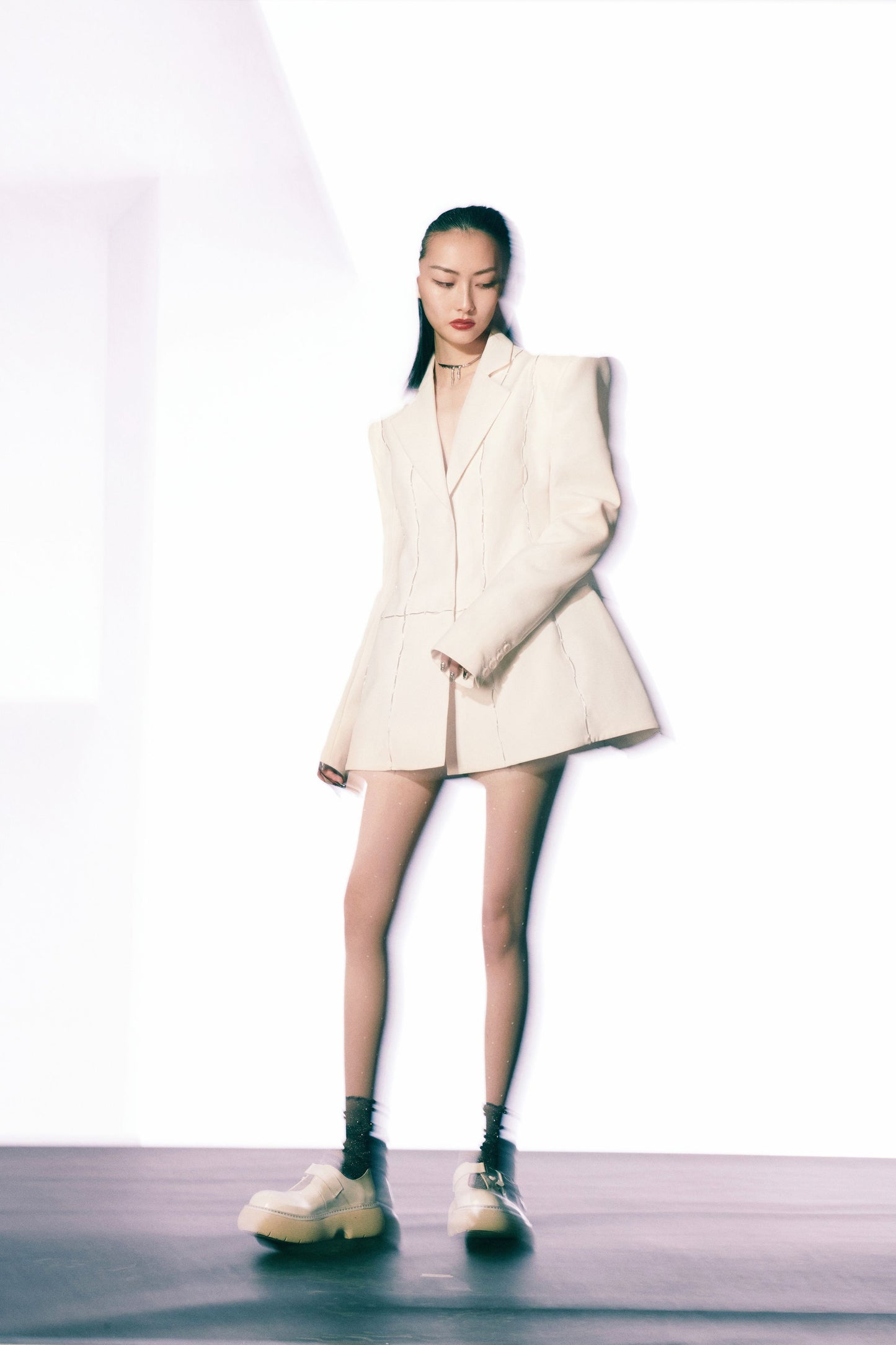 Cocoon-Shaped Loose Suit Jacket