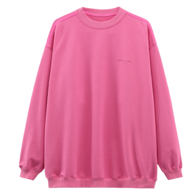 Embroidered Drop-Shoulder Sweatshirt
