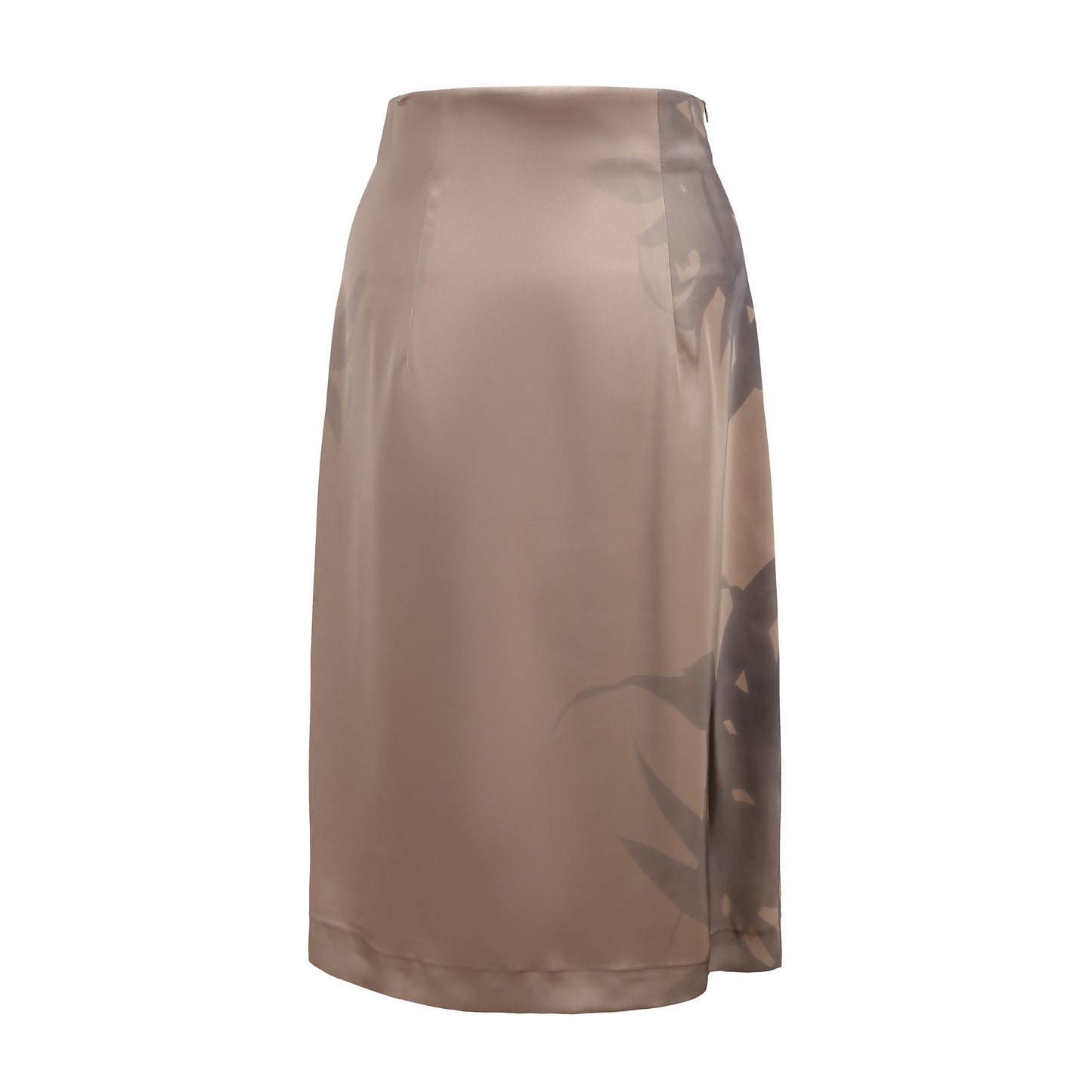 Asymmetric Printed Skirt