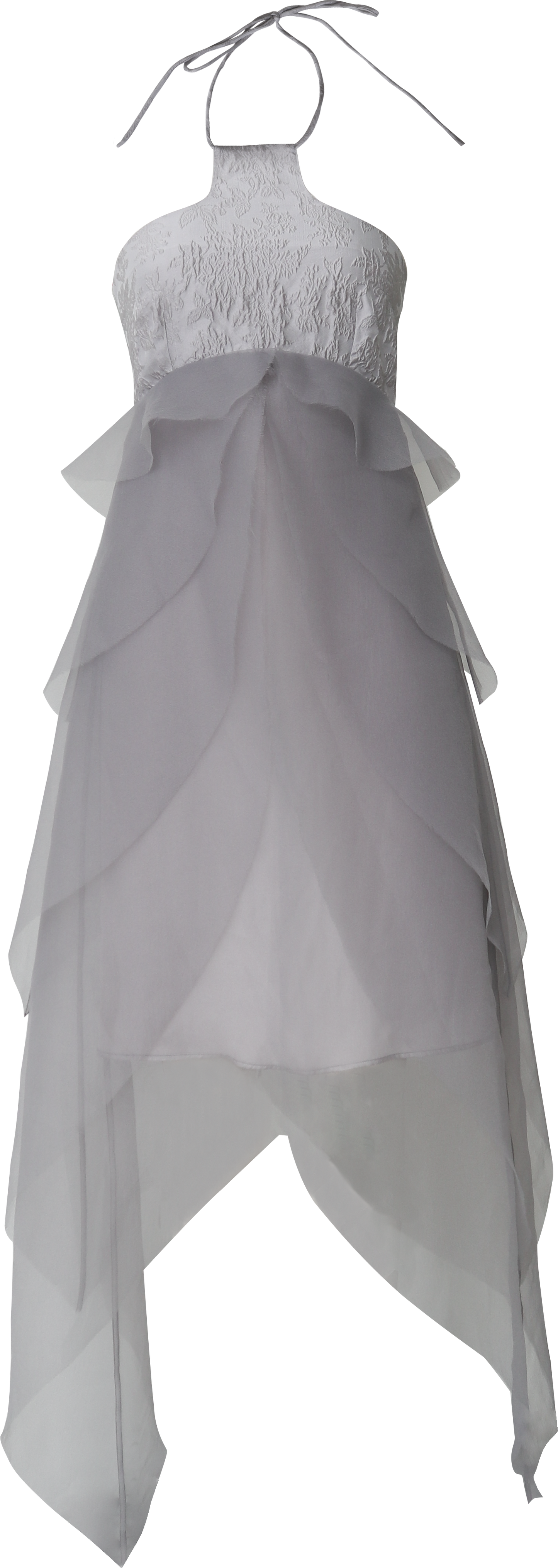 Elegant Irregular Strap Maxi Dress