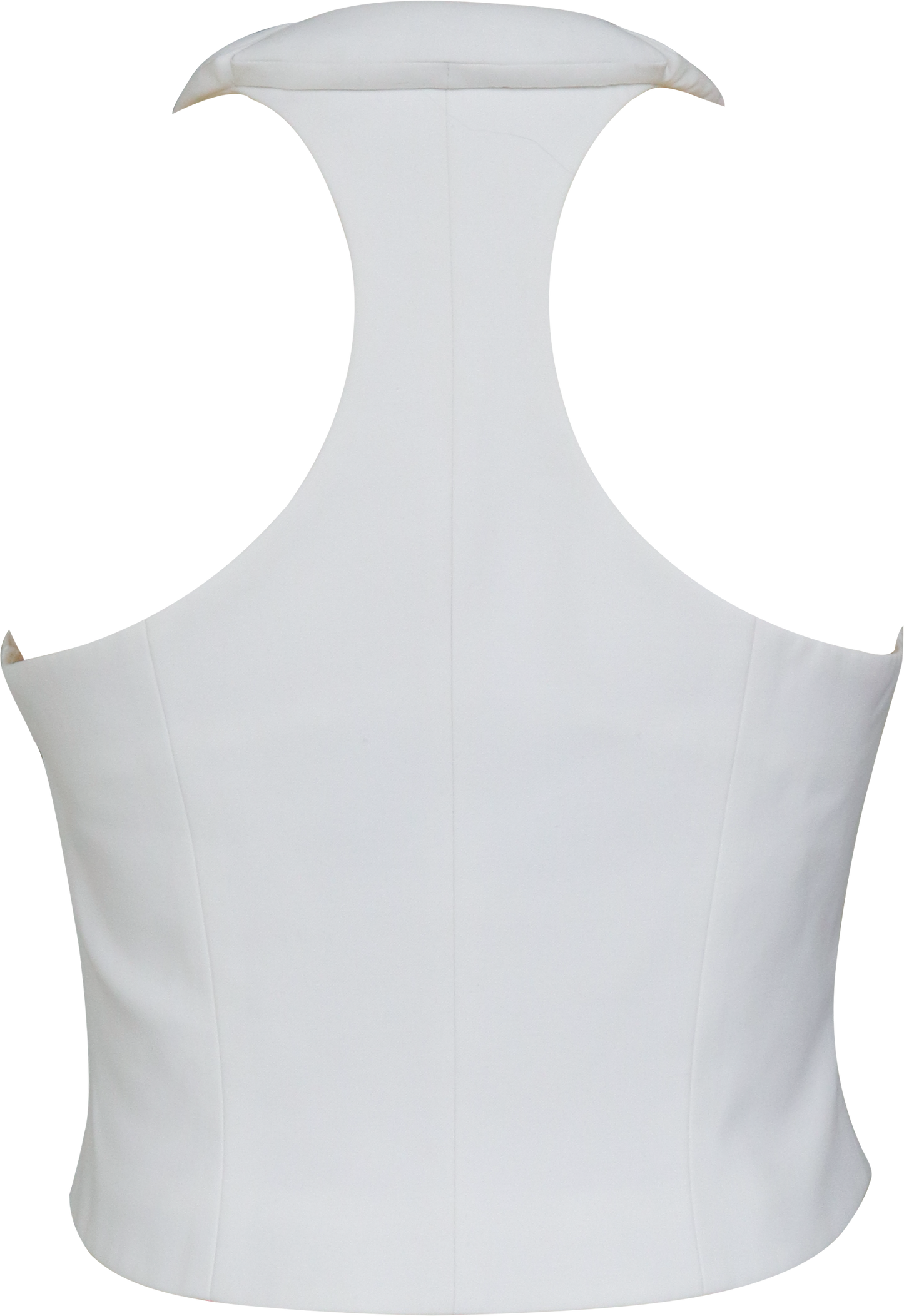 White Short Vest