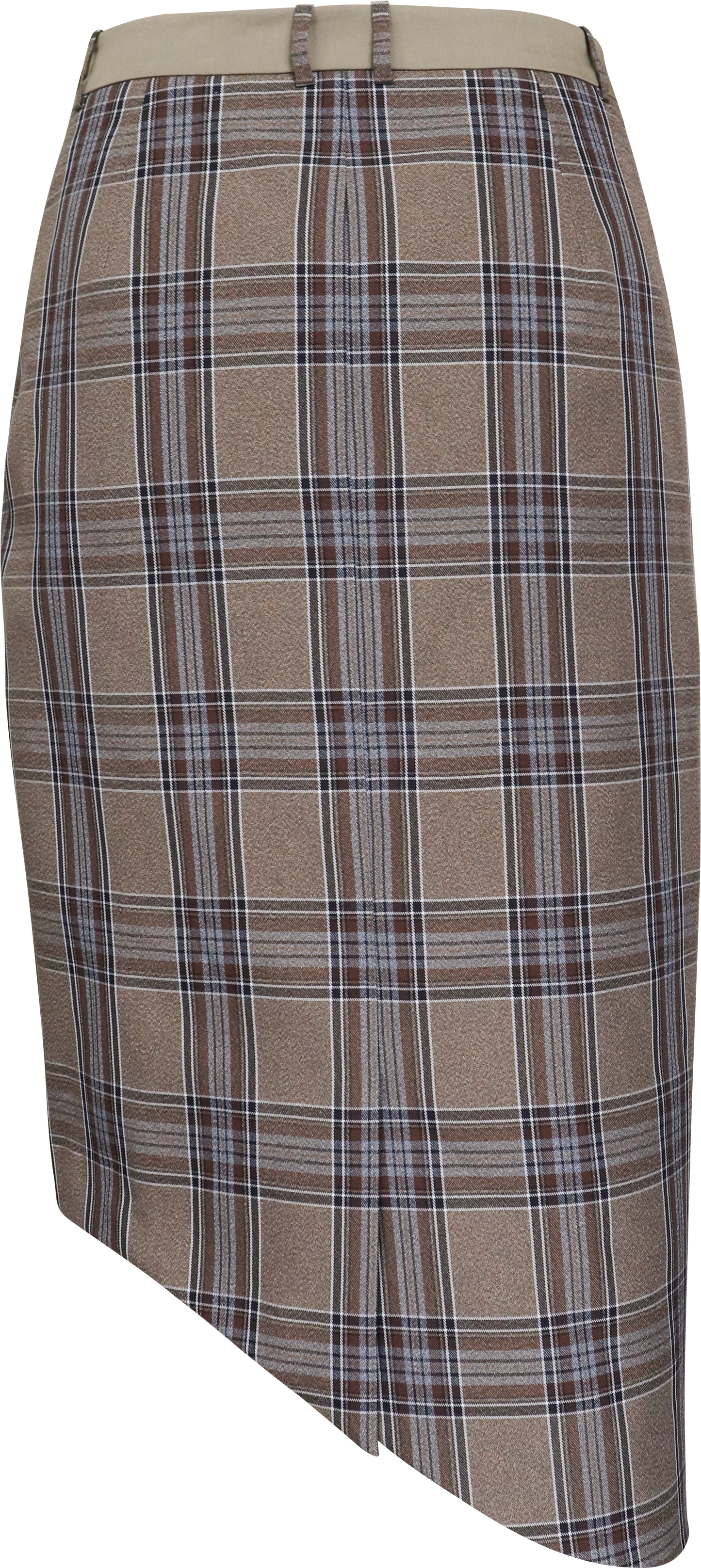 Suit-Like Spliced Half-Skirt